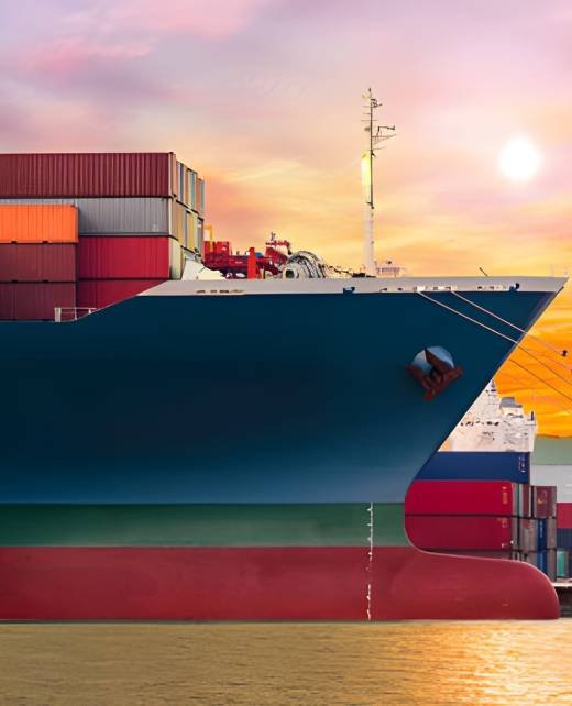 ship with containers